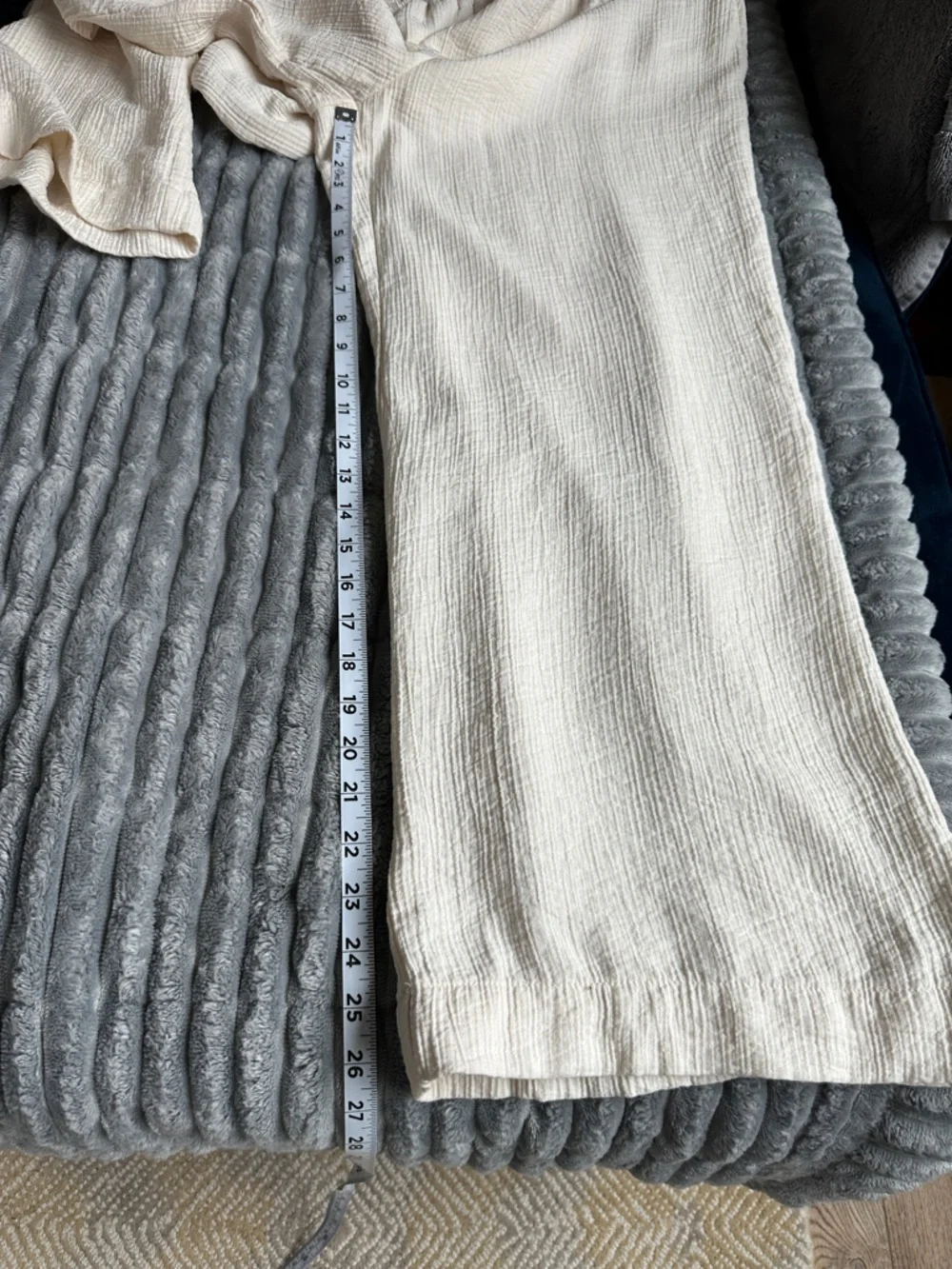 a new day Cream Sleeveless guaze Wide-Leg Jumpsuit - Picture 11 of 12